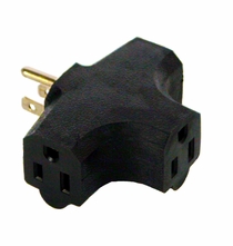 Lex Tri-Tap Adapter Cube Triple Tap Black 50201B