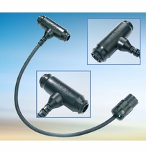 Lex TRUE1 Tee 18" Neutrik TRUE1 Inlet/Feed Thru to Edison 20A Connector