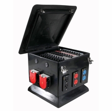 Lex Video Wall Power Distro Box w/ Cam Input, 19 Pin 208V Out
