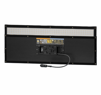 LiteGear LiteMat Plus 2L Hybrid LED Kit, AC/DC Duo (DMX) | Gold Mount