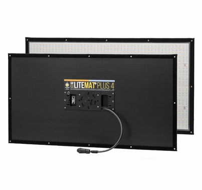 LiteGear LiteMat Plus 4 AC/DC Duo (DMX) V-Mount LED Light Kit