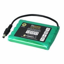 LiteGear LitePower NiMH Battery 12V, 2.2 AH, Flat Pack