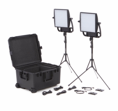 LitePanels Astra 3X BiColor Duo Traveler Light Kit V-Mount