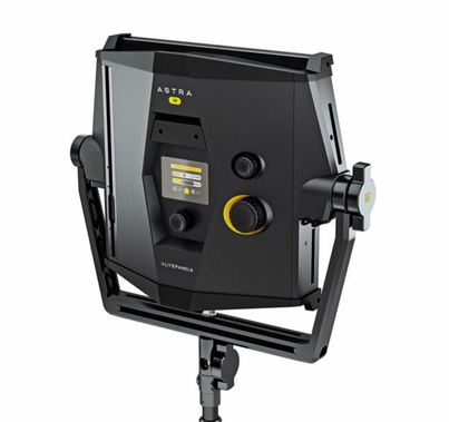 LitePanels Astra IP 1x1 LED Panel BiColor Standard Yoke, US Power Cable