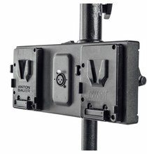 LitePanels Gemini 2x1 Dual Battery V-Mount Bracket with XLR Cable