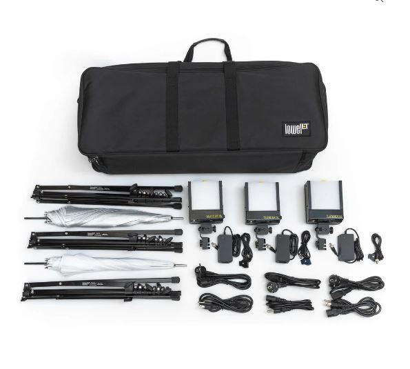 Lowel Blender XL (3) Light LED Kit BLENDERXL3LK BarnDoor Lighting