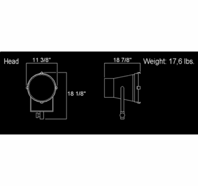 LTM 1200W HMI Par Light  CinePar