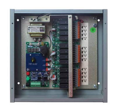LynTec 12-Relay DMX Lighting Control Relay Panel | LCRP-12