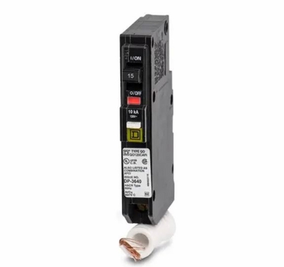 LynTec AFCI-15 Unmotorized Breaker, Square D QO115CAFI, 15A Single Pole
