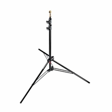 Manfrotto Black Alu Air Cushioned Compact Stand 7'8" 3 Sections