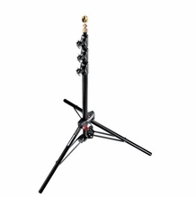 Manfrotto Black Alum.  Air Cushioned Mini  Light Stand, 1051BAC