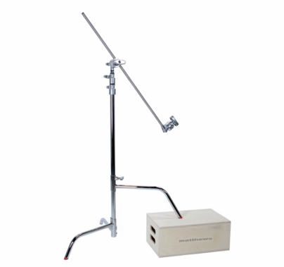 Matthews 40" Low Profile Base C Stand Sliding Leg w/ Head and Arm 339567