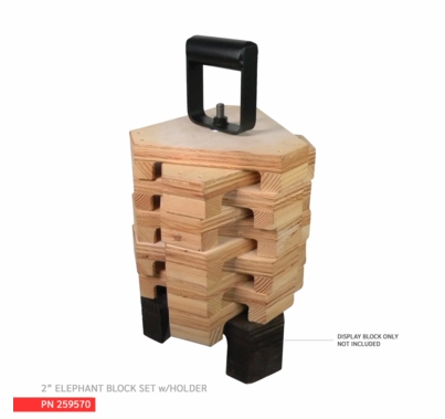 Matthews Elephant Blocks | Basso Blocks 2" with Holder