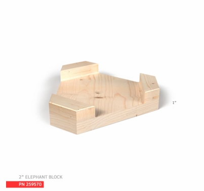 Matthews Elephant Blocks | Basso Blocks 2" with Holder