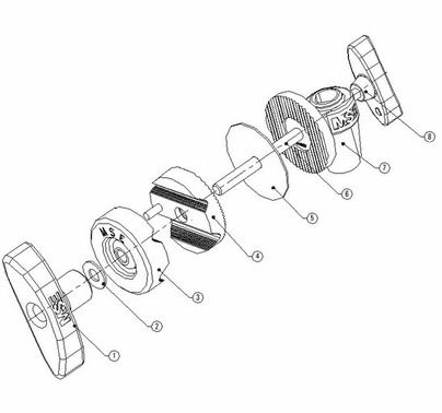 Matthews Magic Gasket Aluminum Washer for 2.5" Grip Head