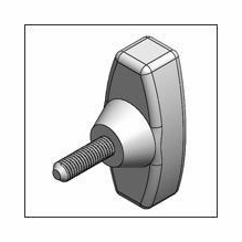 Matthews T Handle Knob 5/16-18 Serrated