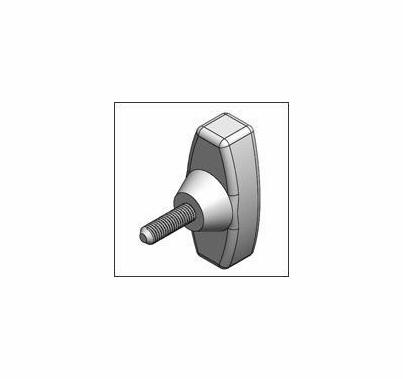 Matthews T Handle Knob 5/16-18 Serrated
