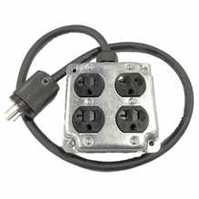 Metal Quad Box w/ 12/3 SJOOW | 2ft Tail