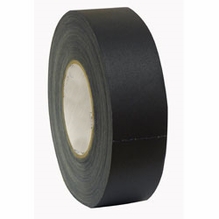 MicroGaffer Gaffer Tape Roll, Black, 1"x8yds, GTB-108