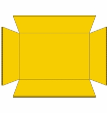 Milk Crate Liner Plastic Rectangular fits 24 Quart Crates