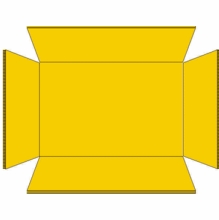 Milk Crate Liner Plastic Rectangular fits 24 Quart Crates