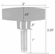 Modern 3/8" T Handle Knob