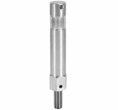 Modern 3" Aluminum Baby Pin with 3/8" Male Thread