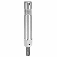 Modern 3" Aluminum Baby Pin with 3/8" Male Thread