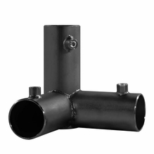 Modern 3-Way Pass Thru Corner for 1 1/2" Speed-Rail Pipe