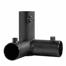 Modern 3-Way Pass Thru Corner for 1 1/4" Speed Rail | Set Screws