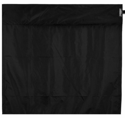 Modern 4ft Wag Flag Black Rip Stop Nylon Fabric|NO Frame