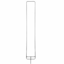 Modern 4ft Wag Flag Frame Stainless - Empty