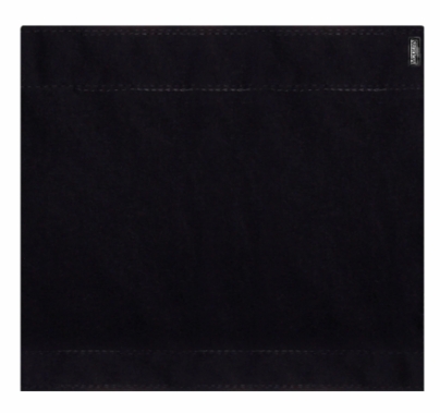 Modern 4ft Wag Flag Solid Black Commando Cloth Fabric|No Frame