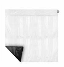Modern 4ft Wag Flag UltraBounce White / Black Fabric|NO Frame