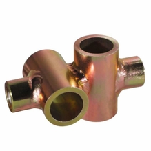 Modern 5/8" Diameter Rod Cross Fitting