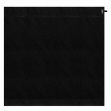 Modern 8ft Wag Flag Black Solid Commando Cloth Fabric|No Frame