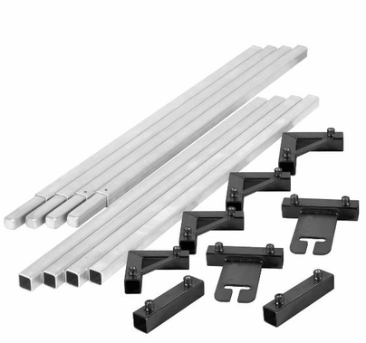 Modern 8x8 Breakdown Frame Black Zinc|4ft Tubes