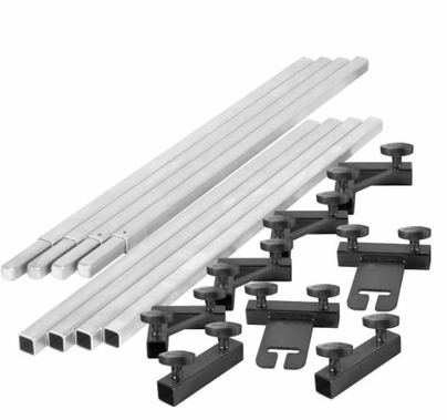 Modern 8x8 Breakdown Frame Black Zinc|4ft Tubes