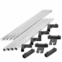 Modern 8x8 Breakdown Frame Black Zinc|4ft Tubes