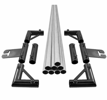 Modern 8x8 Speed Rail Frame Breakdown 1" | 4ft Pipes