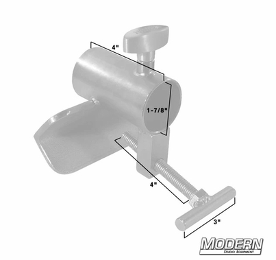Modern Candlestick Clamp for 1 1/4" Speed-Rail