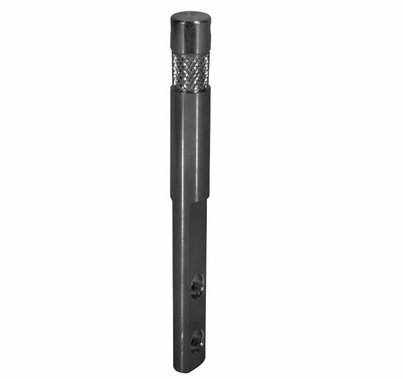 Modern Cheese Plate Adapter Baby Pin 6" Black Zinc