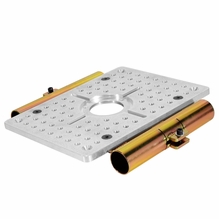 Modern Cheese Plate Mitchell and 2x 1-1/4in Slider Brackets (Hood Mount)