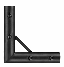 Modern Corner for 1 1/4" Speed-Rail Black Zinc