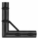 Modern Corner for 1 1/4" Speed-Rail Black Zinc