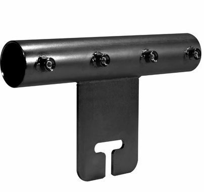 Modern Ear for 1 1/4" Speed-Rail Pipe Black Zinc