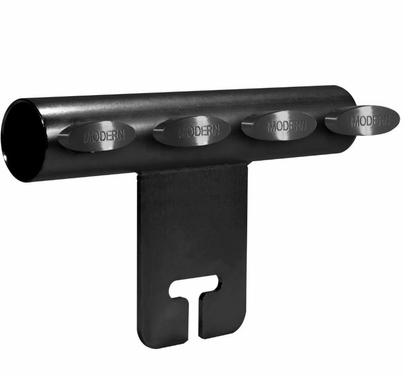 Modern Ear for 1 1/4" Speed-Rail Pipe Black Zinc