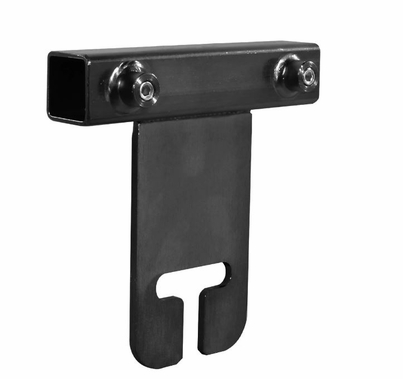 Modern Ear for 1" Square Tube Black Zinc