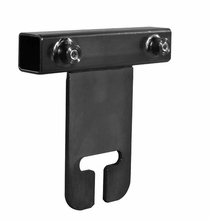 Modern Ear for 1" Square Tube Black Zinc