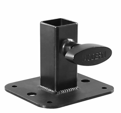 Modern Flange Base for 1" Square Tube